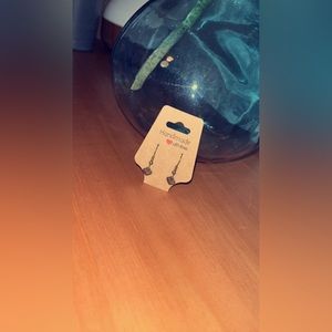 Dainty Bronze Heart Earrings